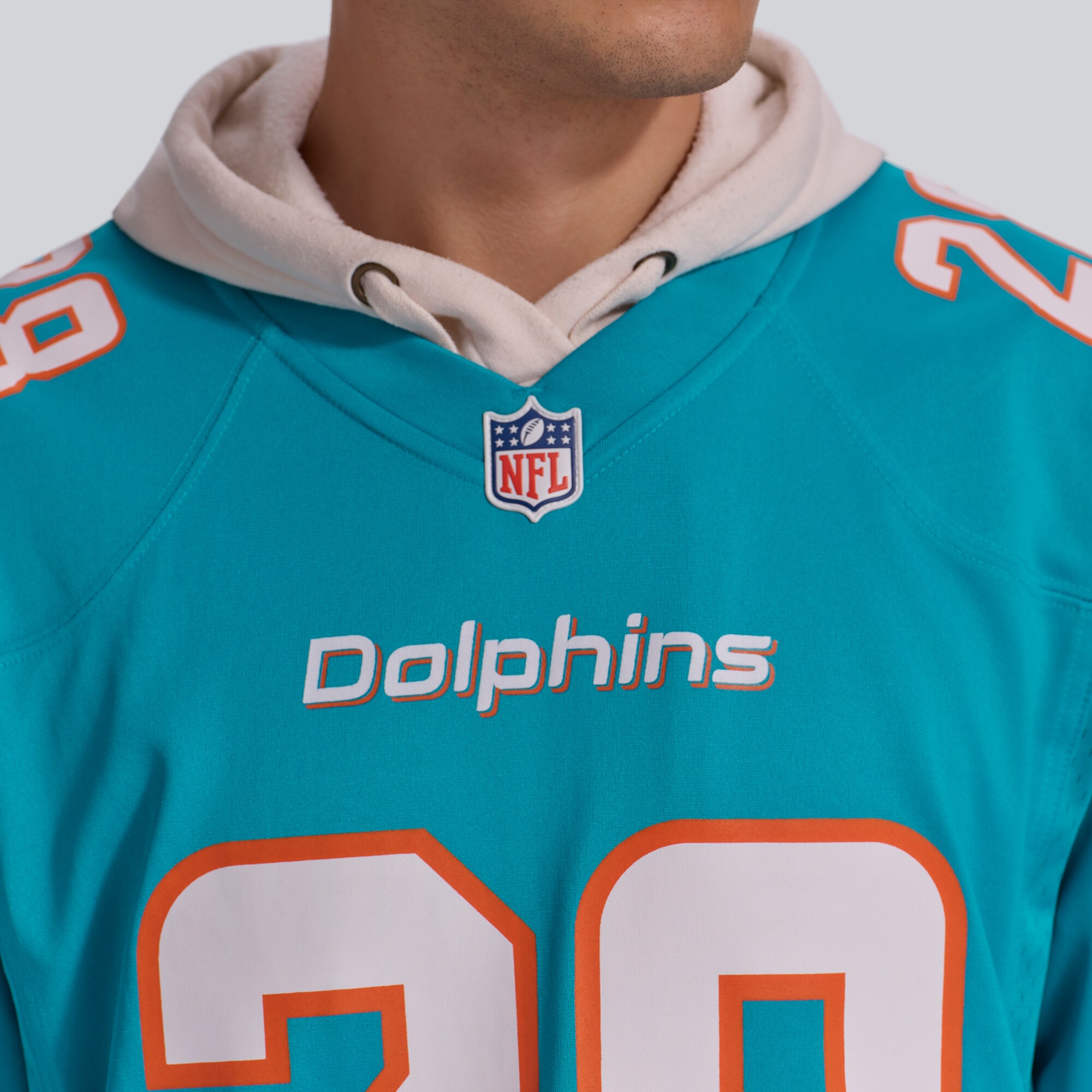 Men's Miami Dolphins Kayden Proctor Nike Aqua 2026 NFL Draft First