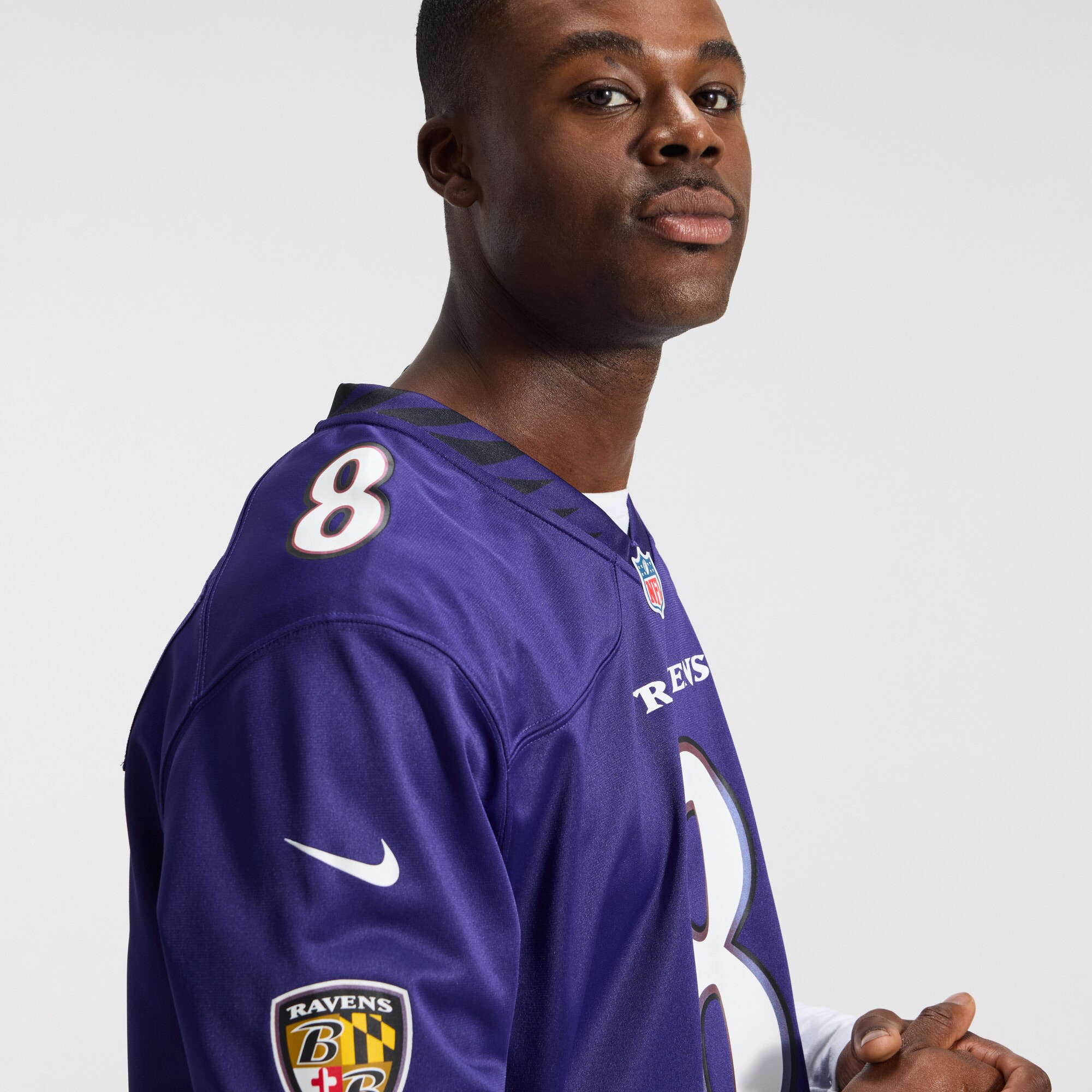 国内正規品  サッカー日本代表 2026アウェイ 長袖XL 紫① Men's Baltimore Ravens Olaivavega Ioane Nike Purple 2026 NFL Draft