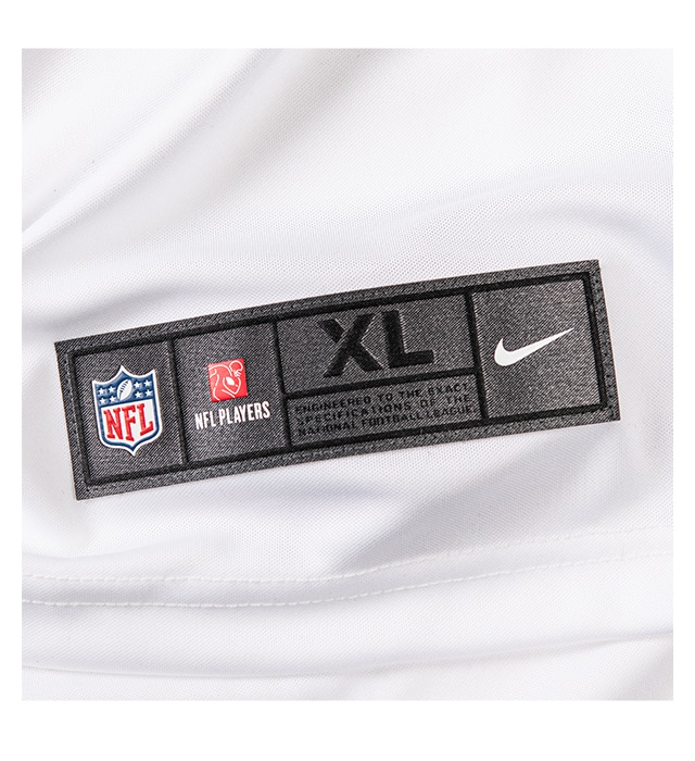 Genuine, laser-cut, embossed jock tag sewn-on Nike Dri-FIT fabric ensures authenticity.