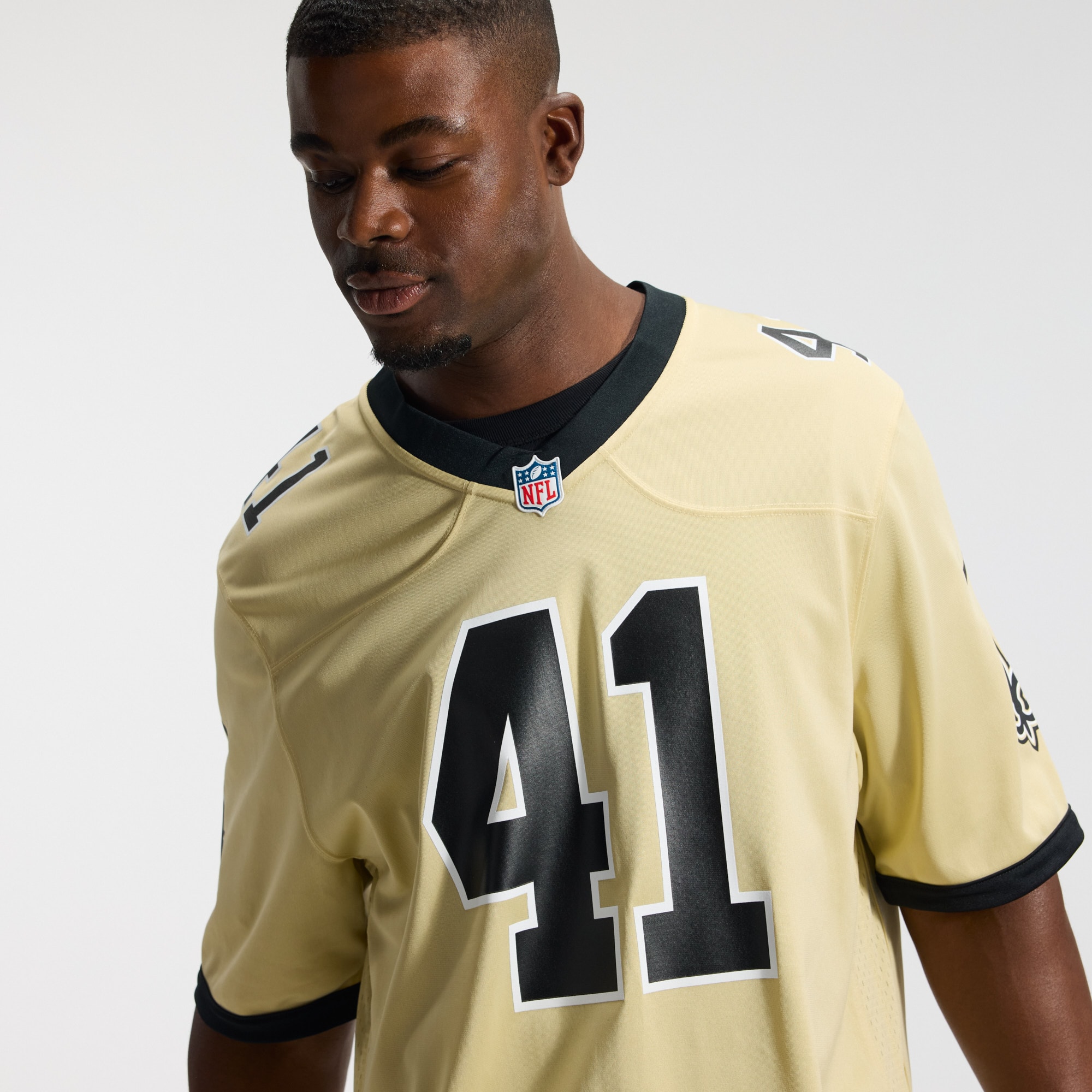 Men's New Orleans Saints Nike Gold Gameday Golds Alternate Custom