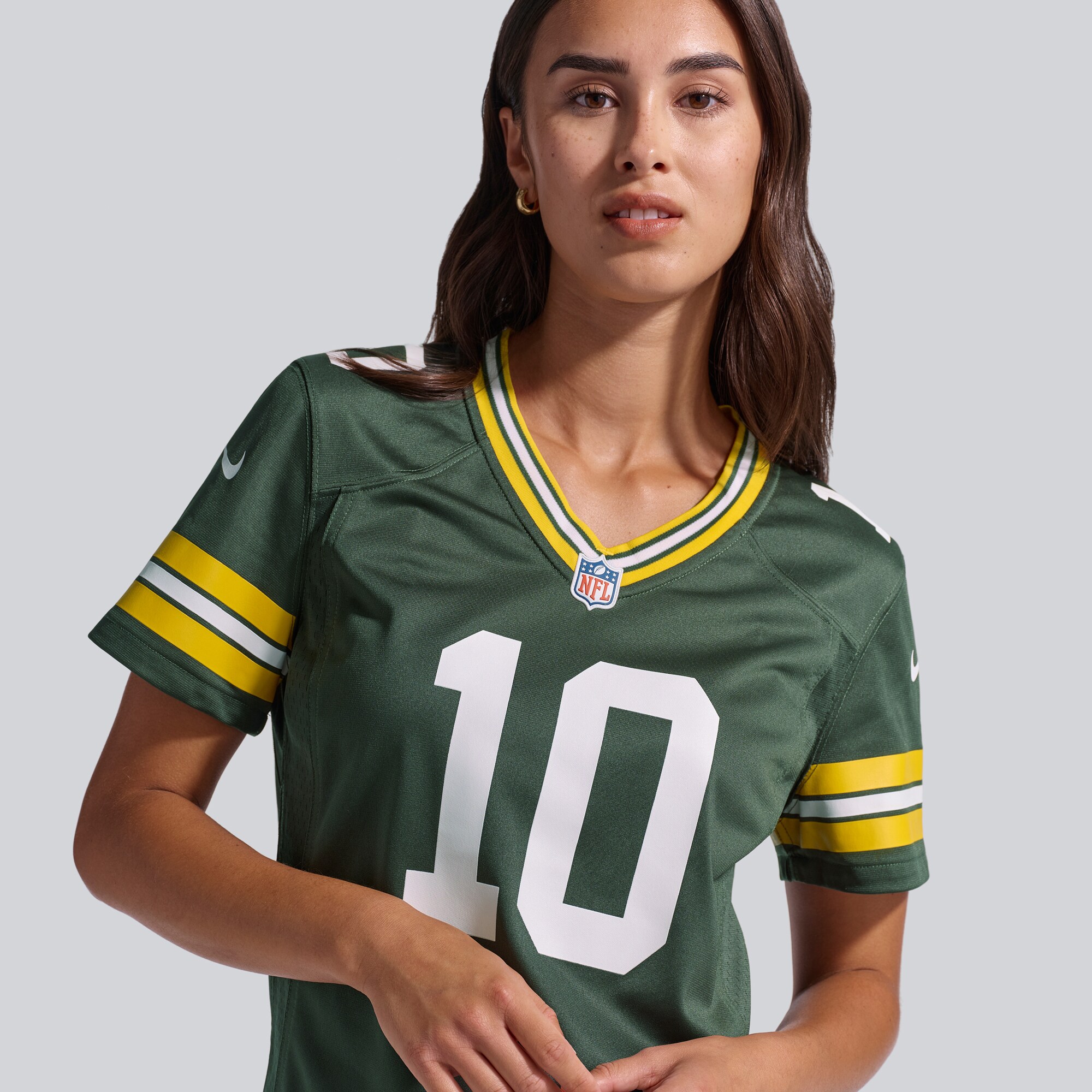 Women's Green Bay Packers Donovan Jennings Nike Green Team Game Jersey