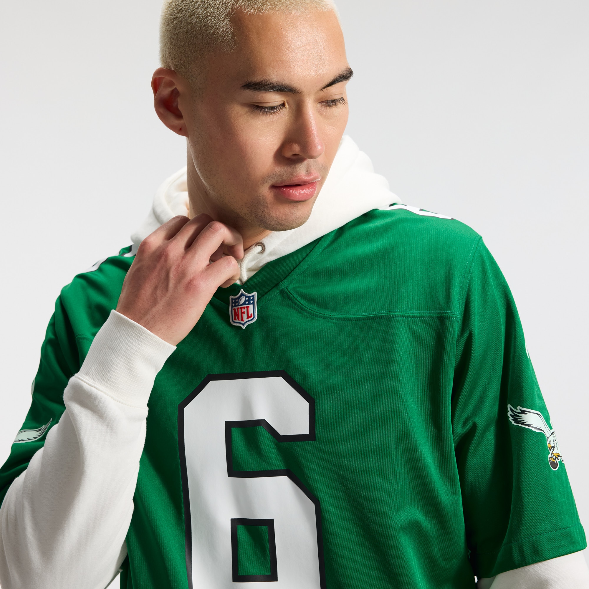 Men's Philadelphia Eagles Jalen Hurts Nike Kelly Green Alternate