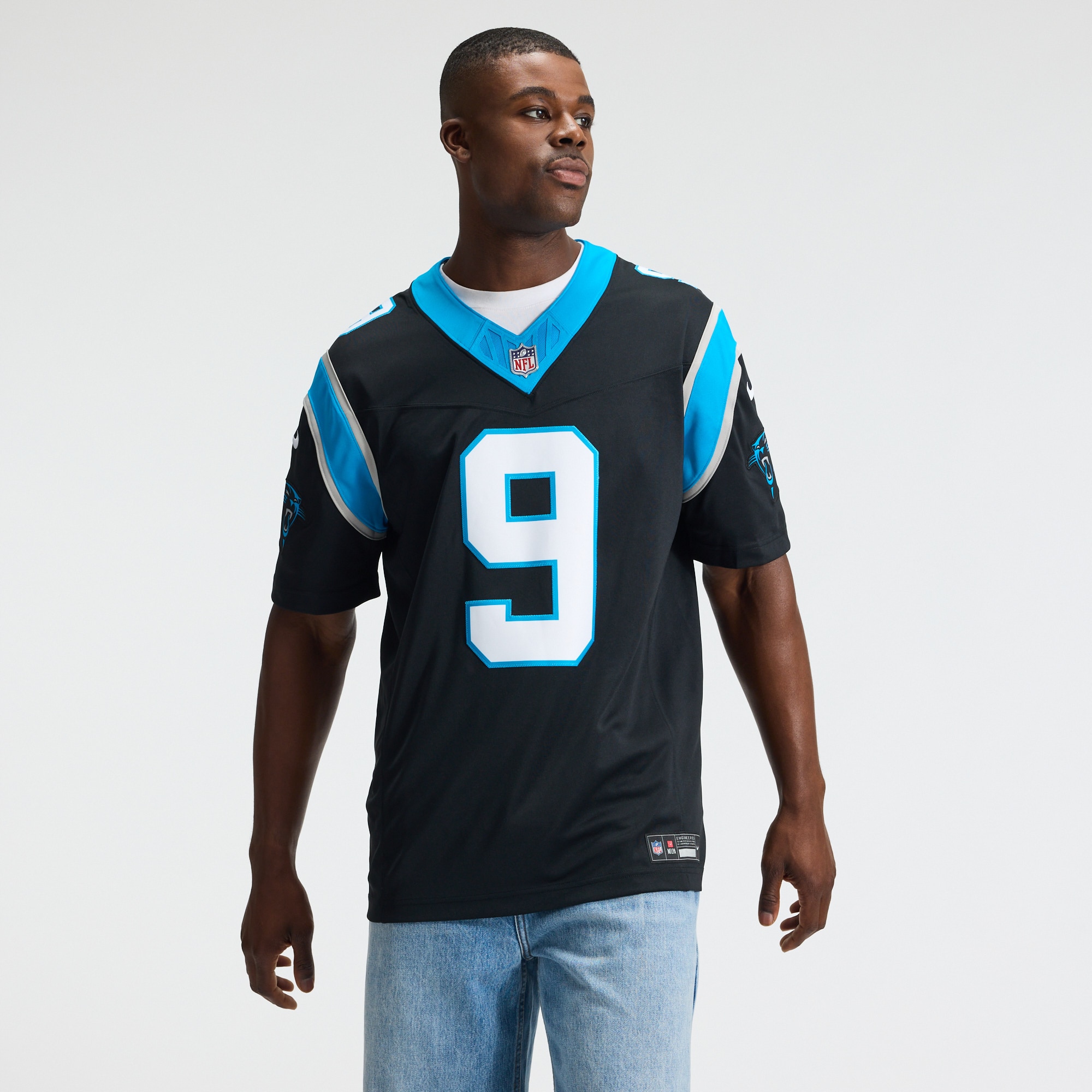 Men's Carolina Panthers Tetairoa McMillan Nike Black Vapor