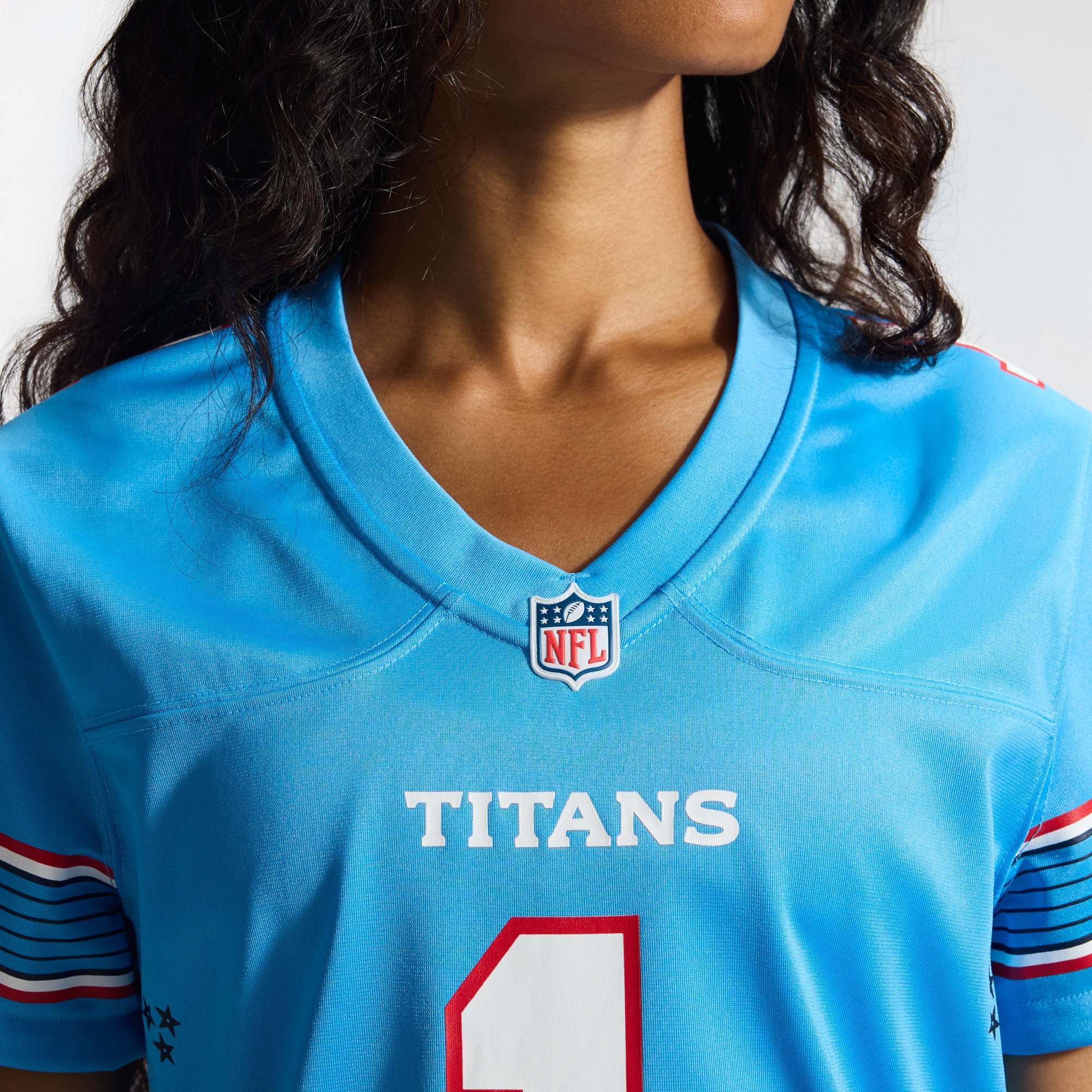 Women's Tennessee Titans Wan'Dale Robinson Nike Light Blue Team