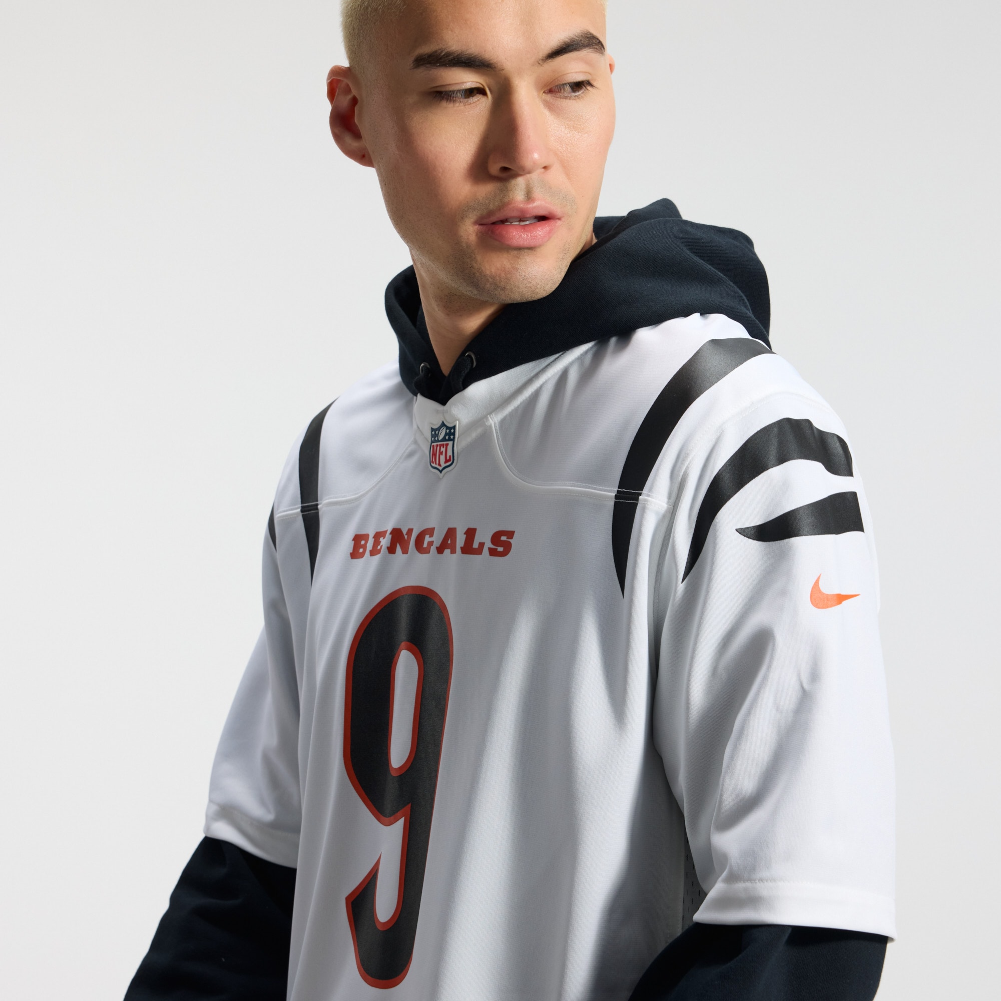 Men's Cincinnati Bengals Nike White Game Custom Jersey