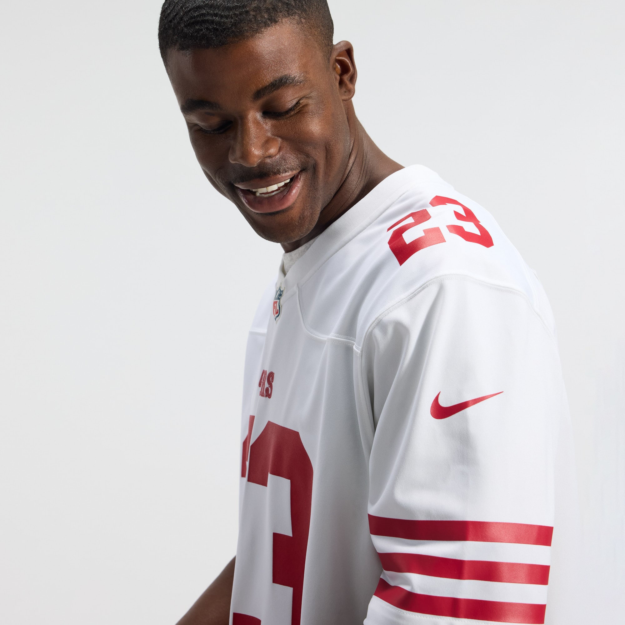 Men's San Francisco 49ers Brock Purdy Nike White Game Player Jersey