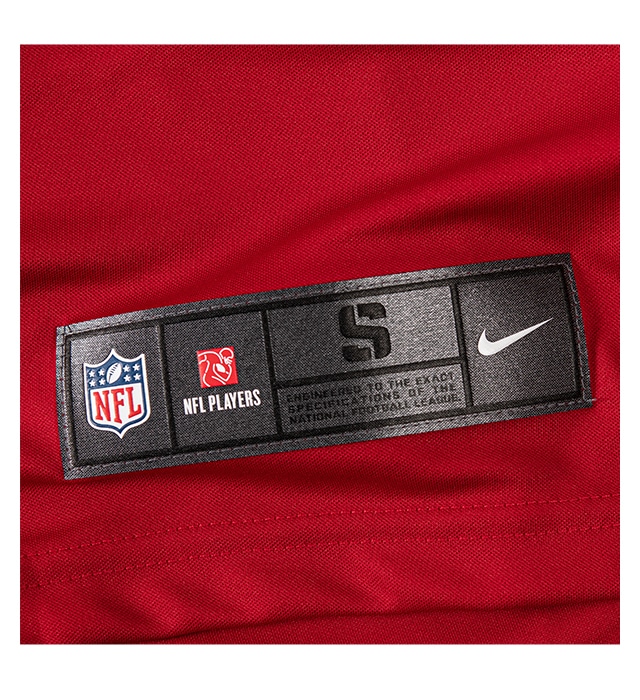 Genuine, laser-cut, embossed jock tag sewn-on Nike Dri-FIT fabric ensures authenticity.