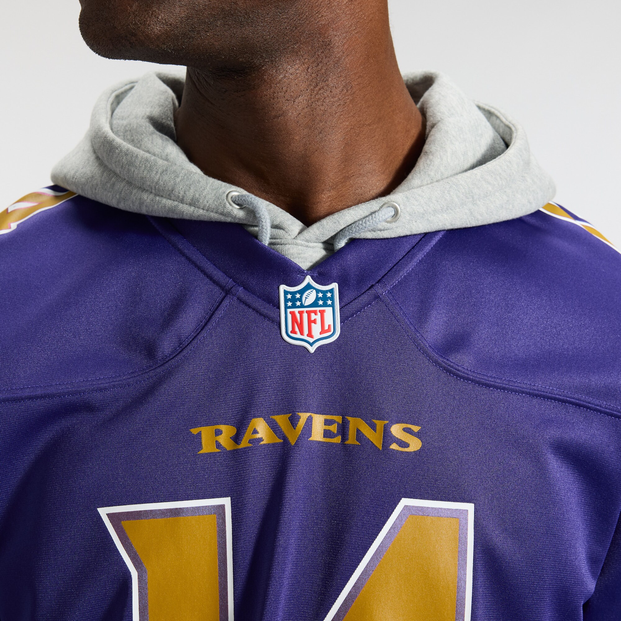 Men's Baltimore Ravens Lamar Jackson Nike Purple Alternate Game Jersey