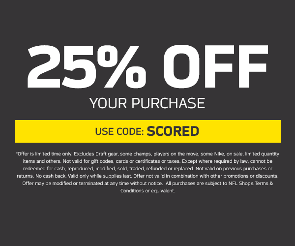 NFL Shop Gift Cards - NFL Shop Online Gift Certificates | NFL Shop