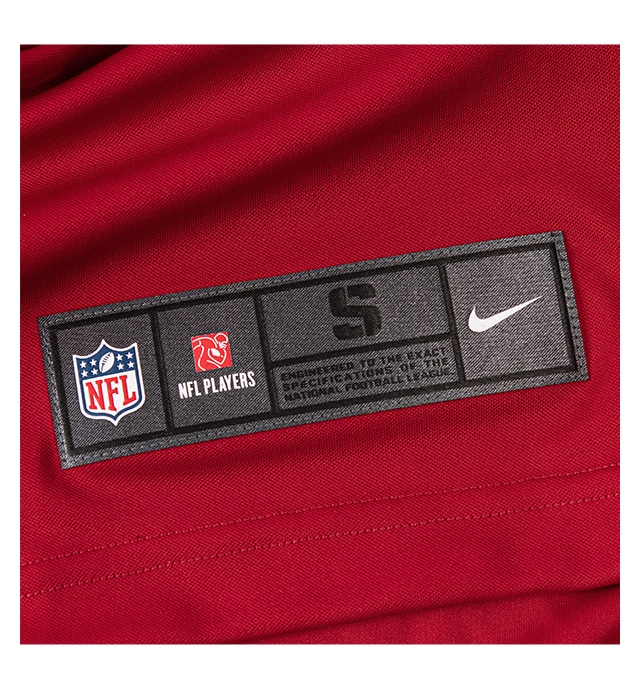 Genuine, laser-cut, embossed jock tag sewn-on Nike Dri-FIT fabric ensures authenticity.