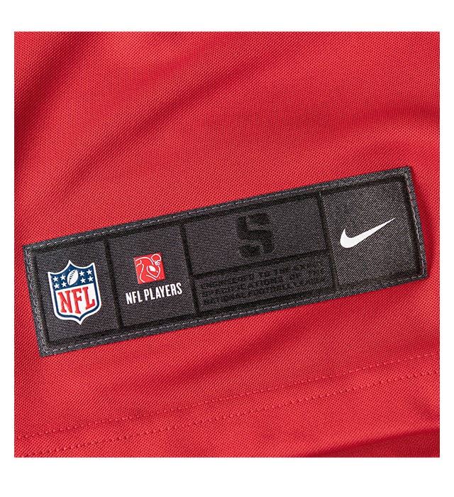 Genuine, laser-cut, embossed jock tag sewn-on Nike Dri-FIT fabric ensures authenticity.