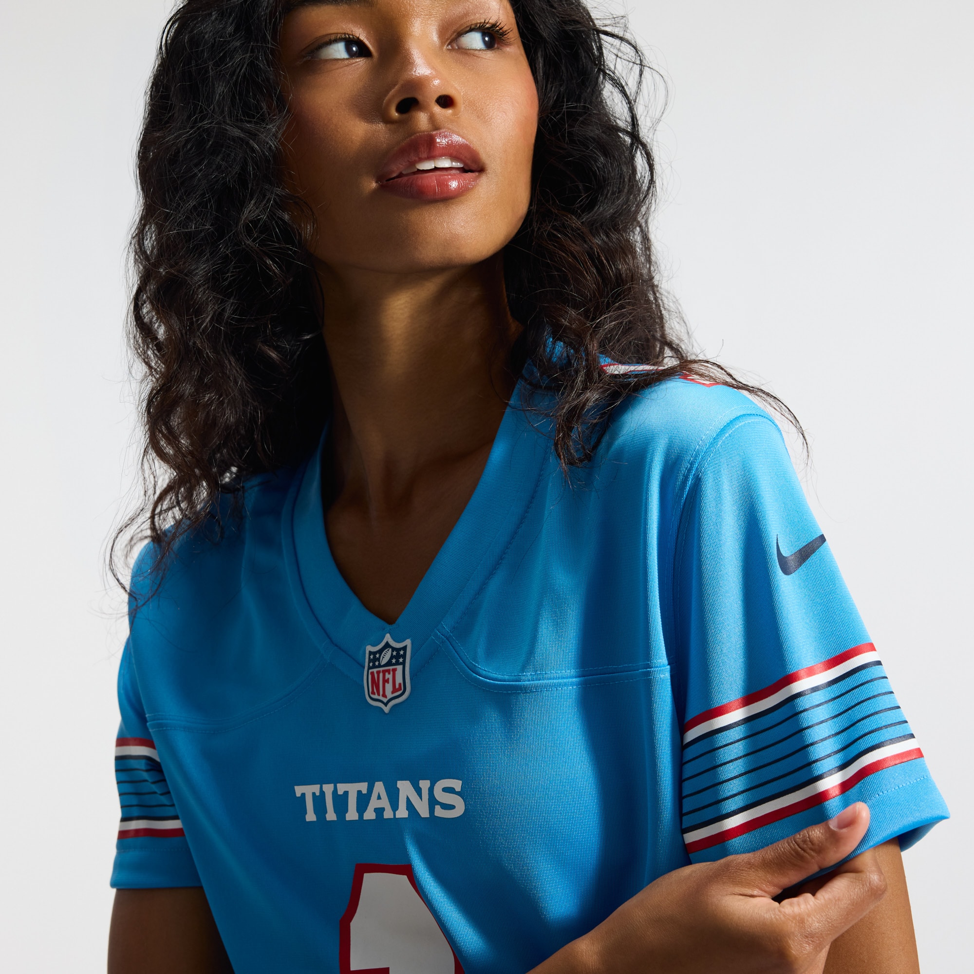 Women's Tennessee Titans Wan'Dale Robinson Nike Light Blue Team