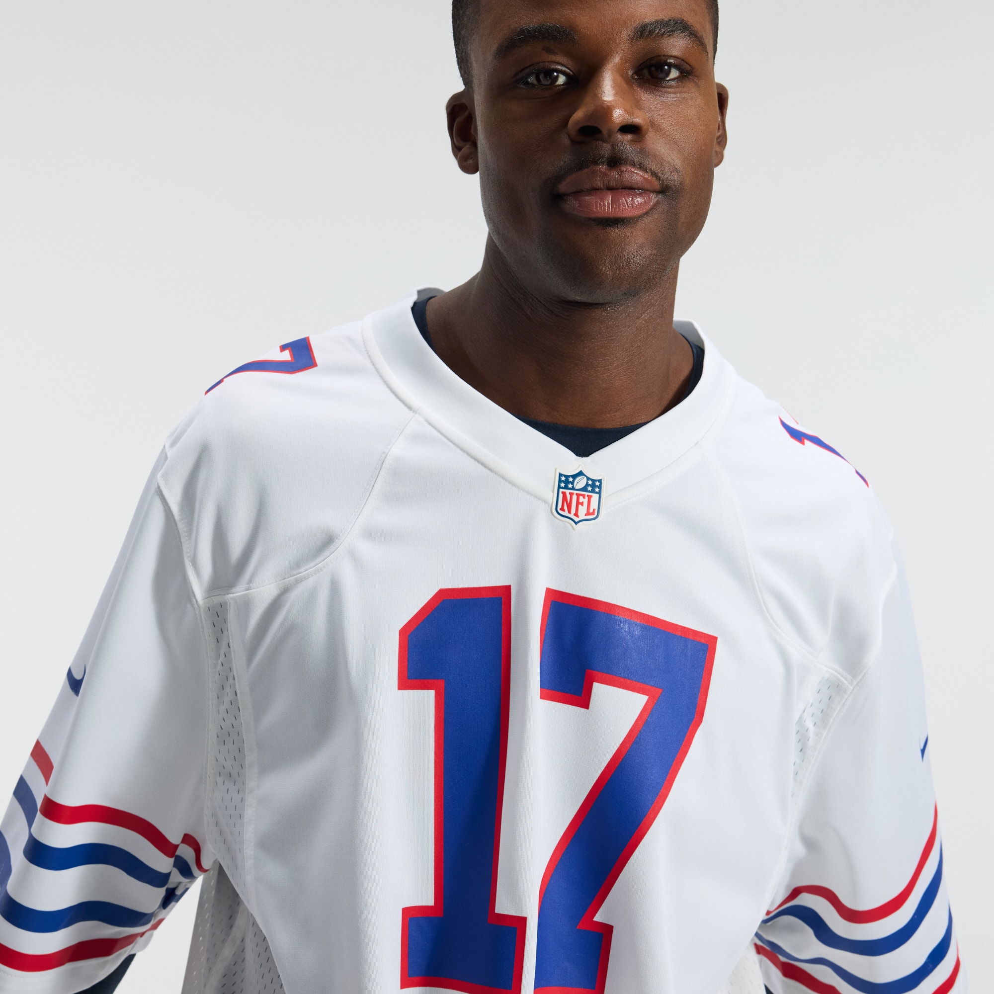 Men's Buffalo Bills Josh Allen Nike White Alternate Game Player Jersey