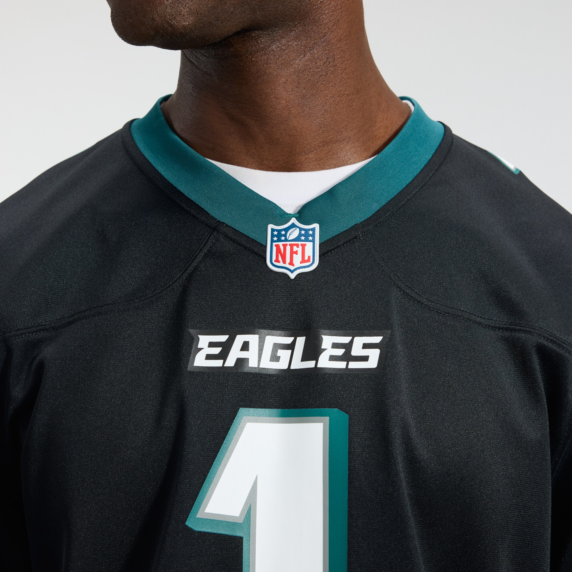 Men's Philadelphia Eagles Jalen Hurts Nike Black Alternate Game Jersey
