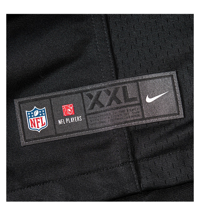 Genuine, laser-cut, embossed jock tag sewn-on Nike Dri-FIT fabric ensures authenticity.