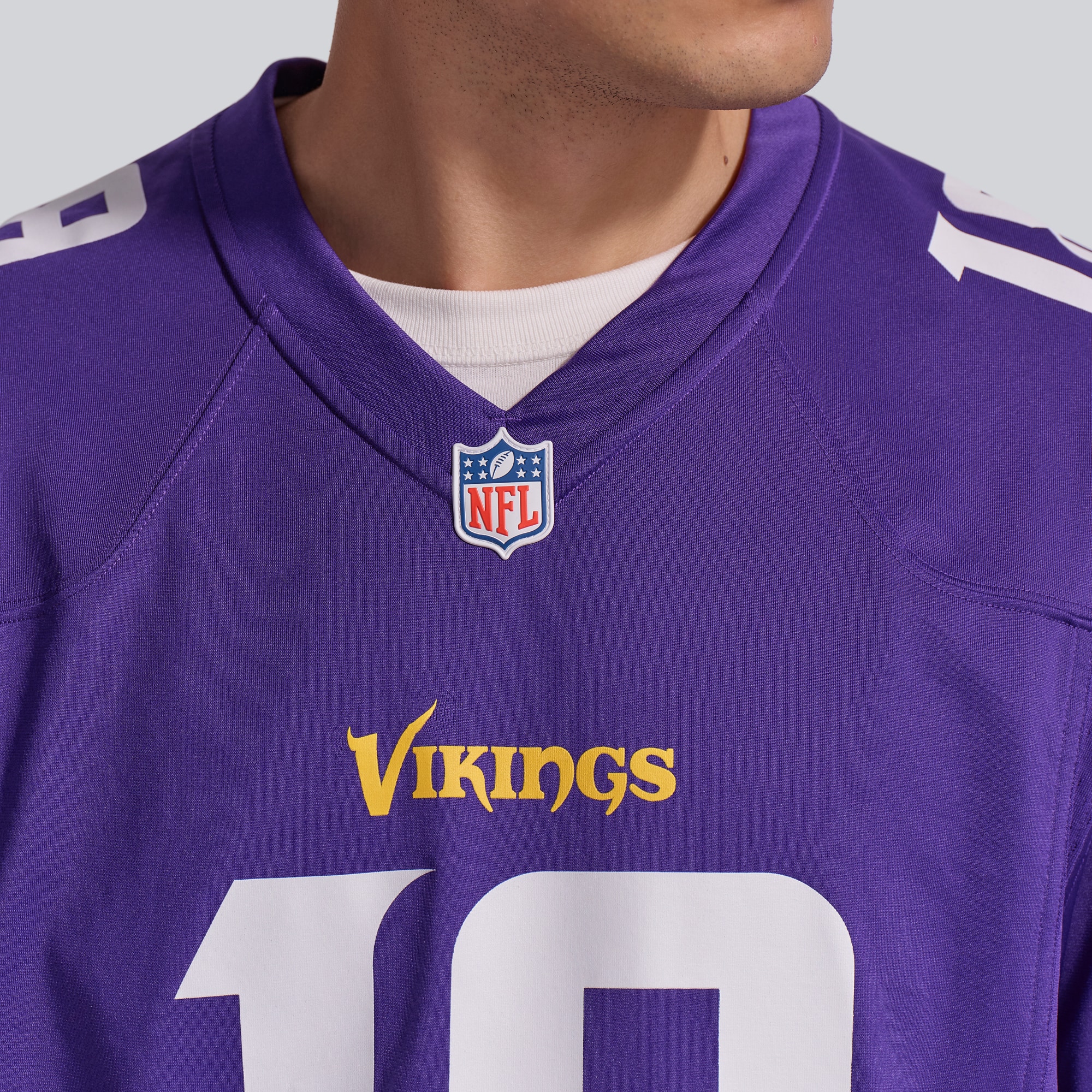 Men's Minnesota Vikings Joe Huber Nike Purple Team Game Jersey