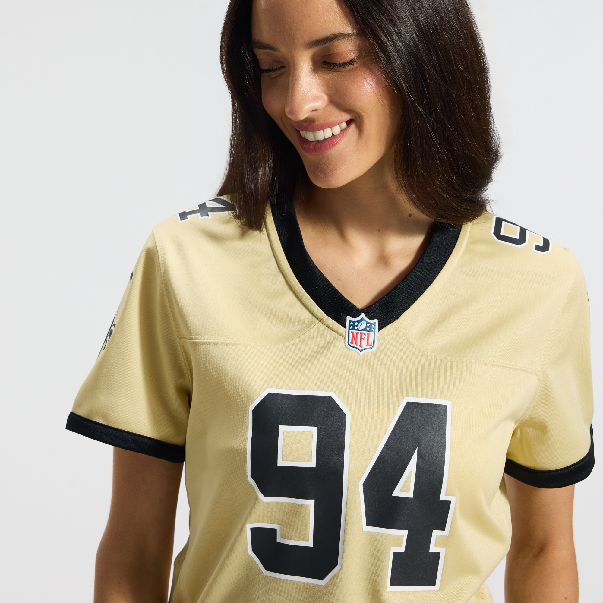 Women's New Orleans Saints Tyler Shough Nike Gold Alternate Game