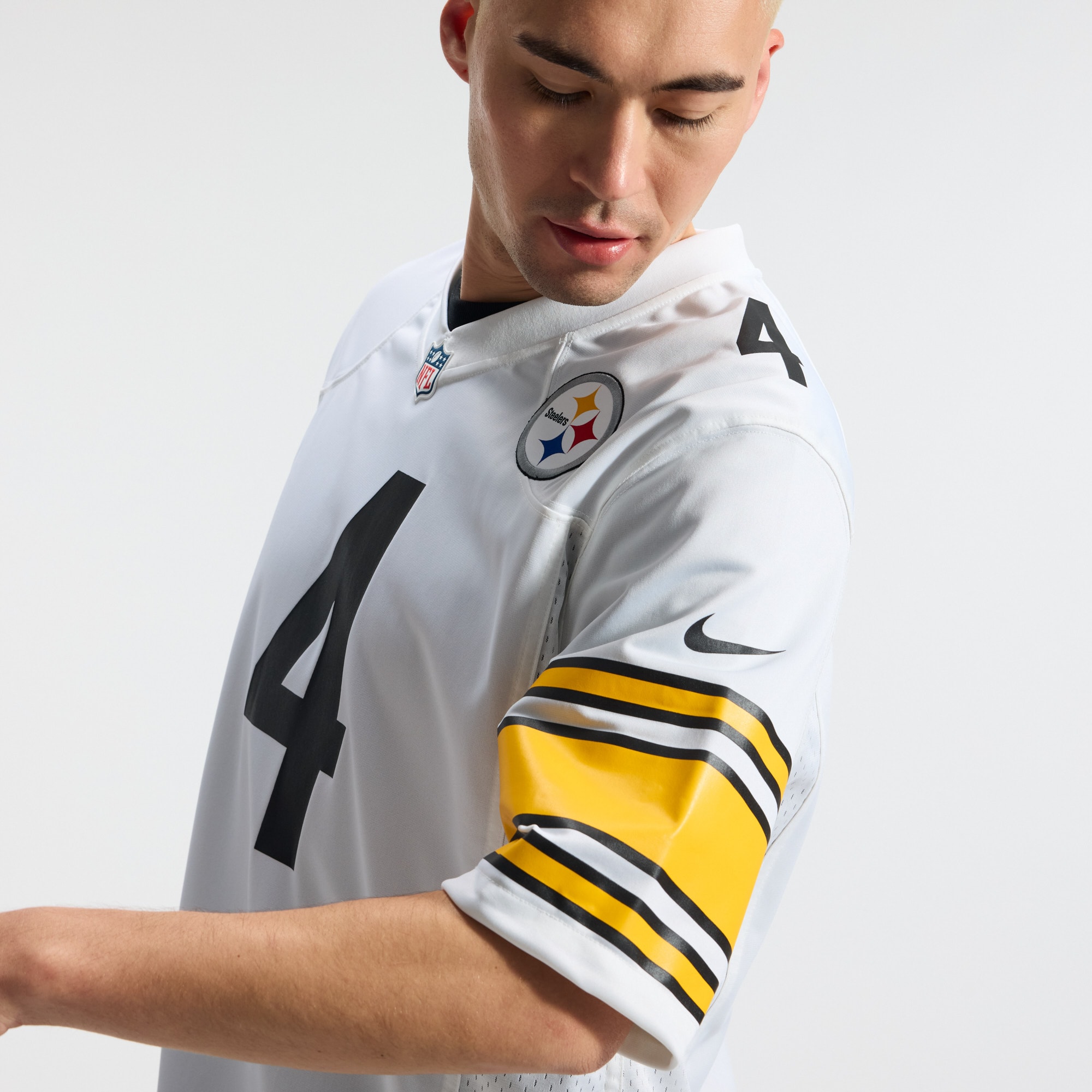 Men's Pittsburgh Steelers T.J. Watt Nike White Game Jersey