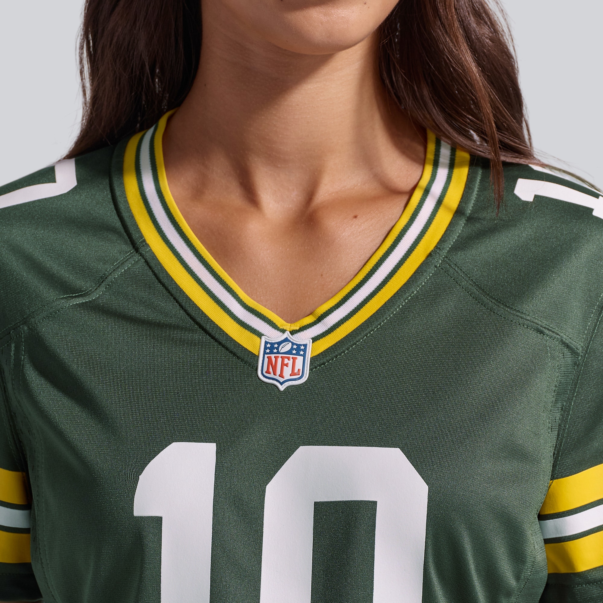Women's Green Bay Packers Donovan Jennings Nike Green Team Game Jersey