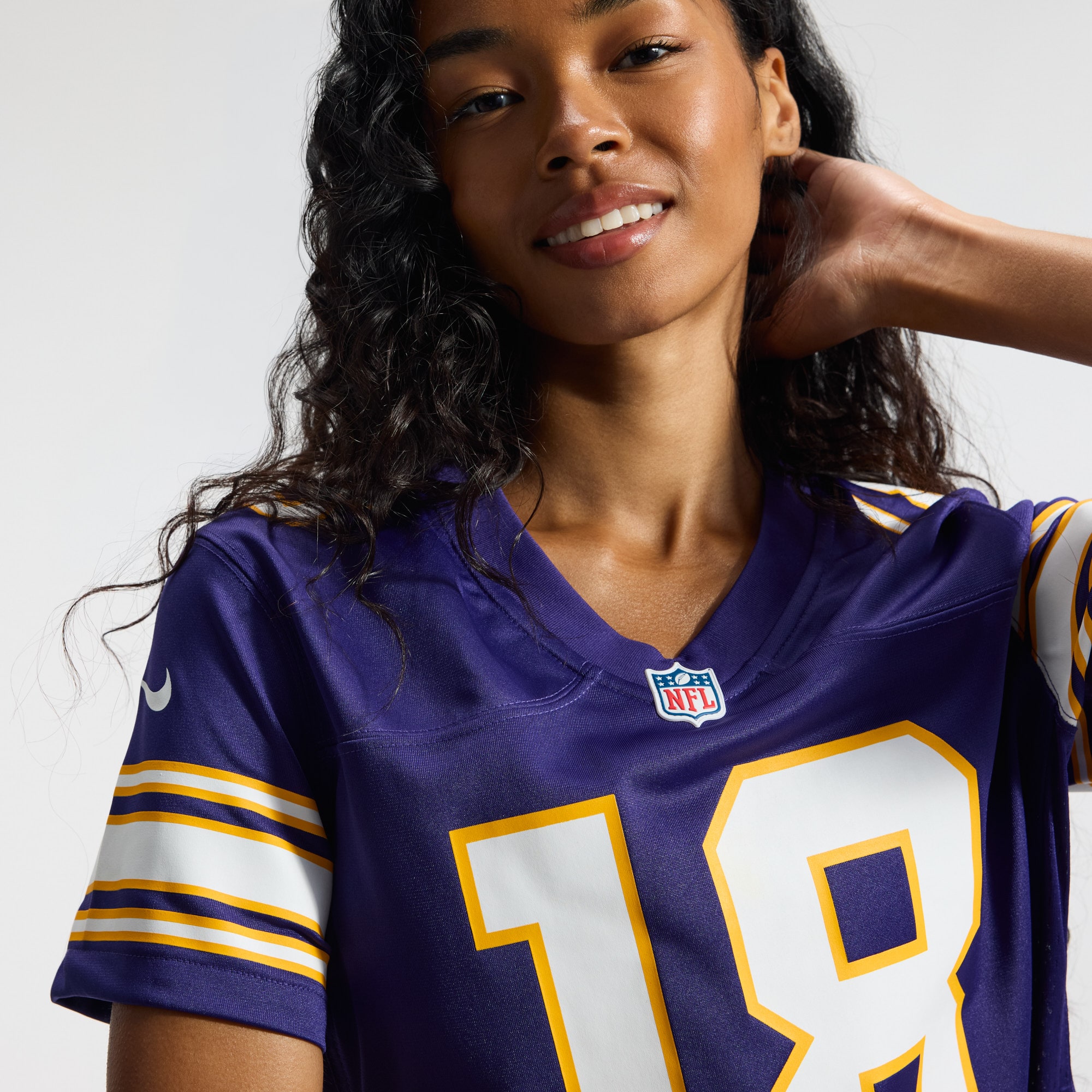 Women's Minnesota Vikings Adam Thielen Nike Purple Alternate