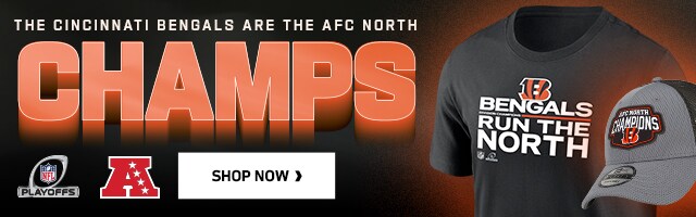 Official Cincinnati Bengals Gear, Bengals 2021 Afc North Champs Apparel, Bengals Jerseys, Store | Nfl Shop