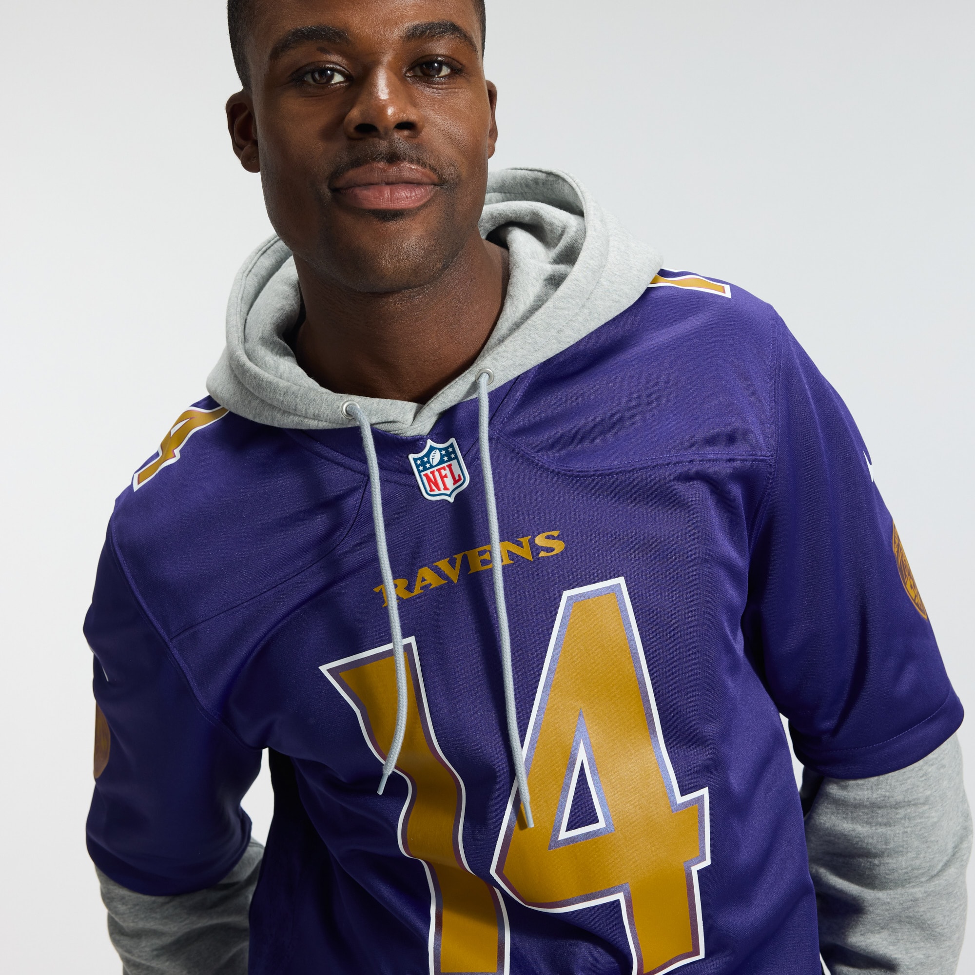 Men's Baltimore Ravens Lamar Jackson Nike Purple Alternate Game Jersey