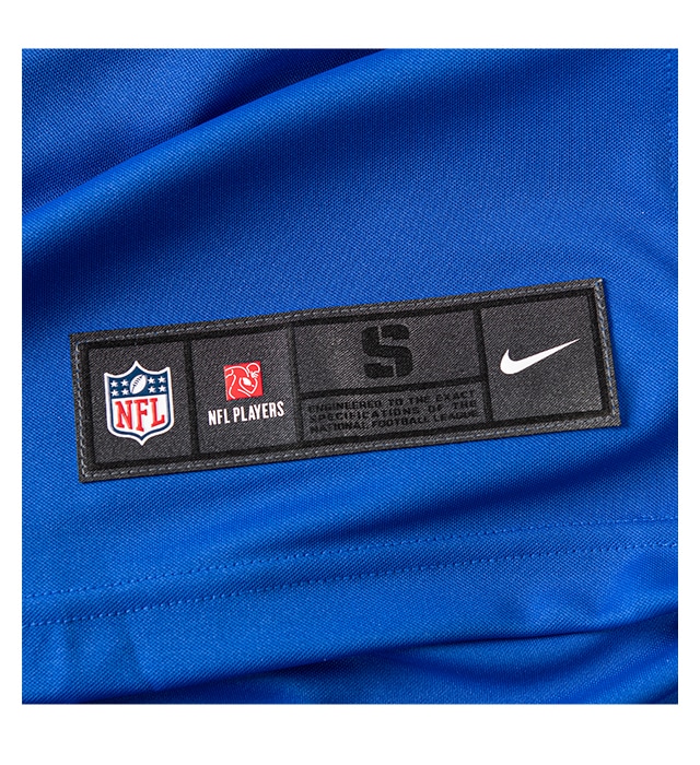 Genuine, laser-cut, embossed jock tag sewn-on Nike Dri-FIT fabric ensures authenticity.