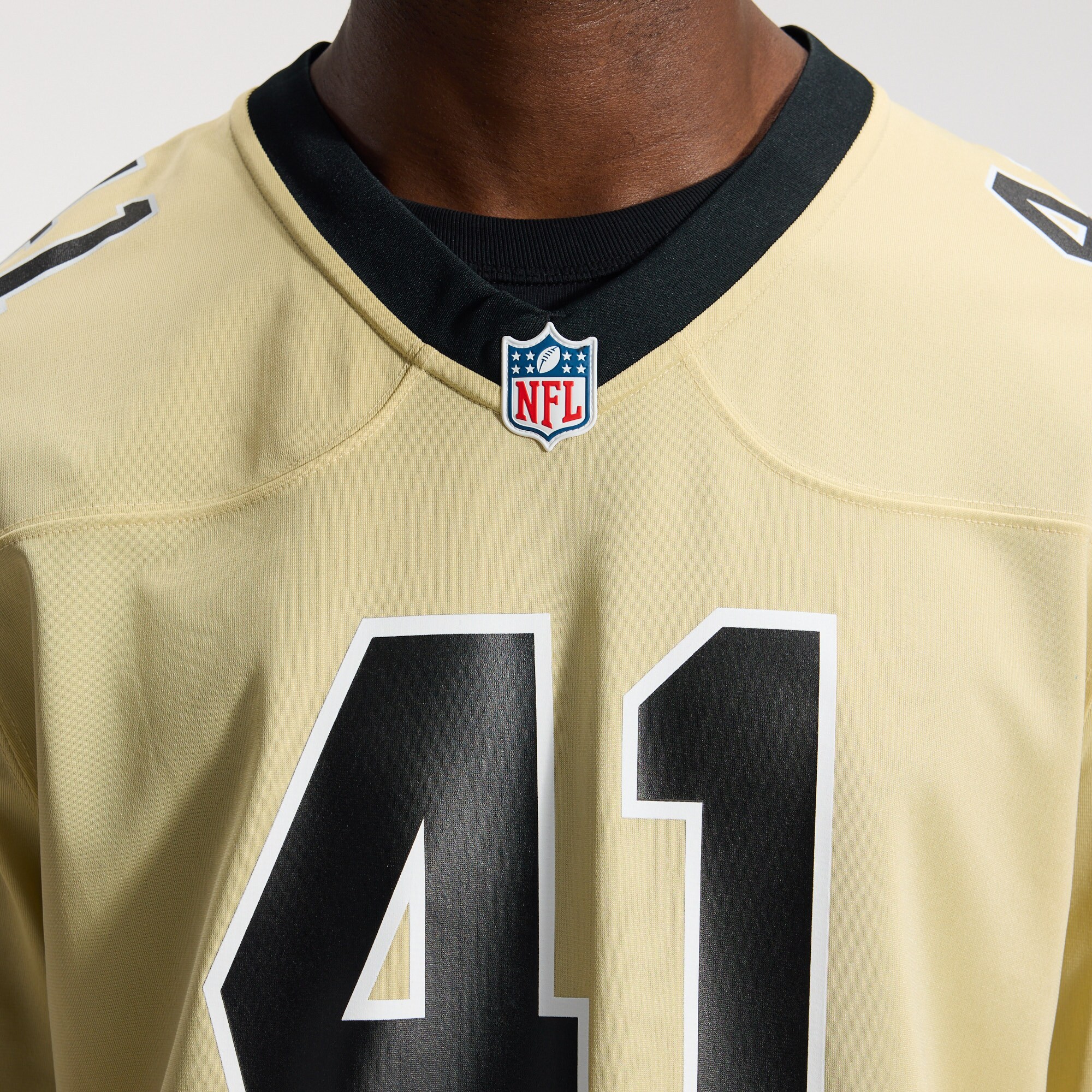 Men's New Orleans Saints Nike Gold Gameday Golds Alternate Custom