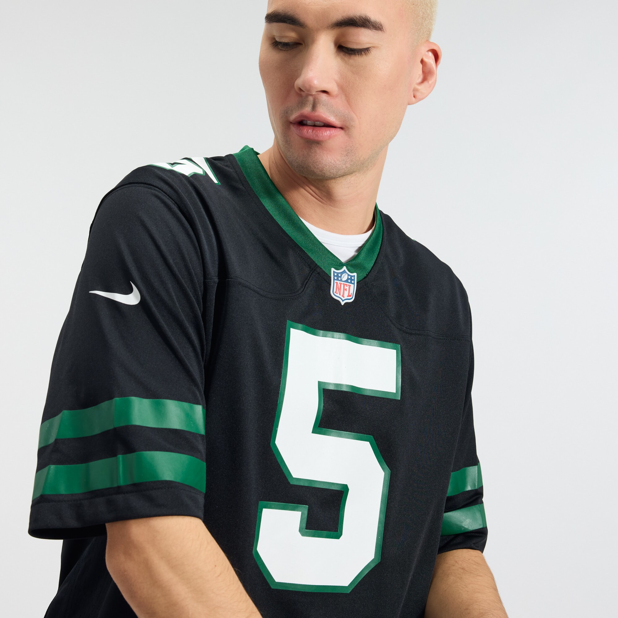 Men's New York Jets Will McDonald IV Nike Legacy Black Alternate