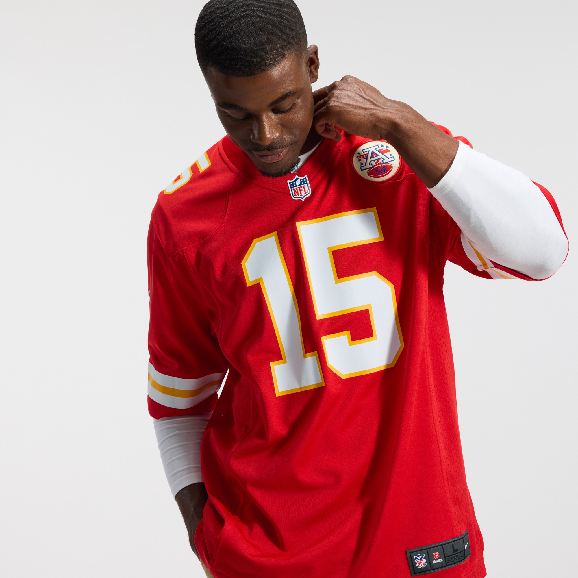 Men's Kansas City Chiefs Xavier Worthy Nike Red Player Game Jersey