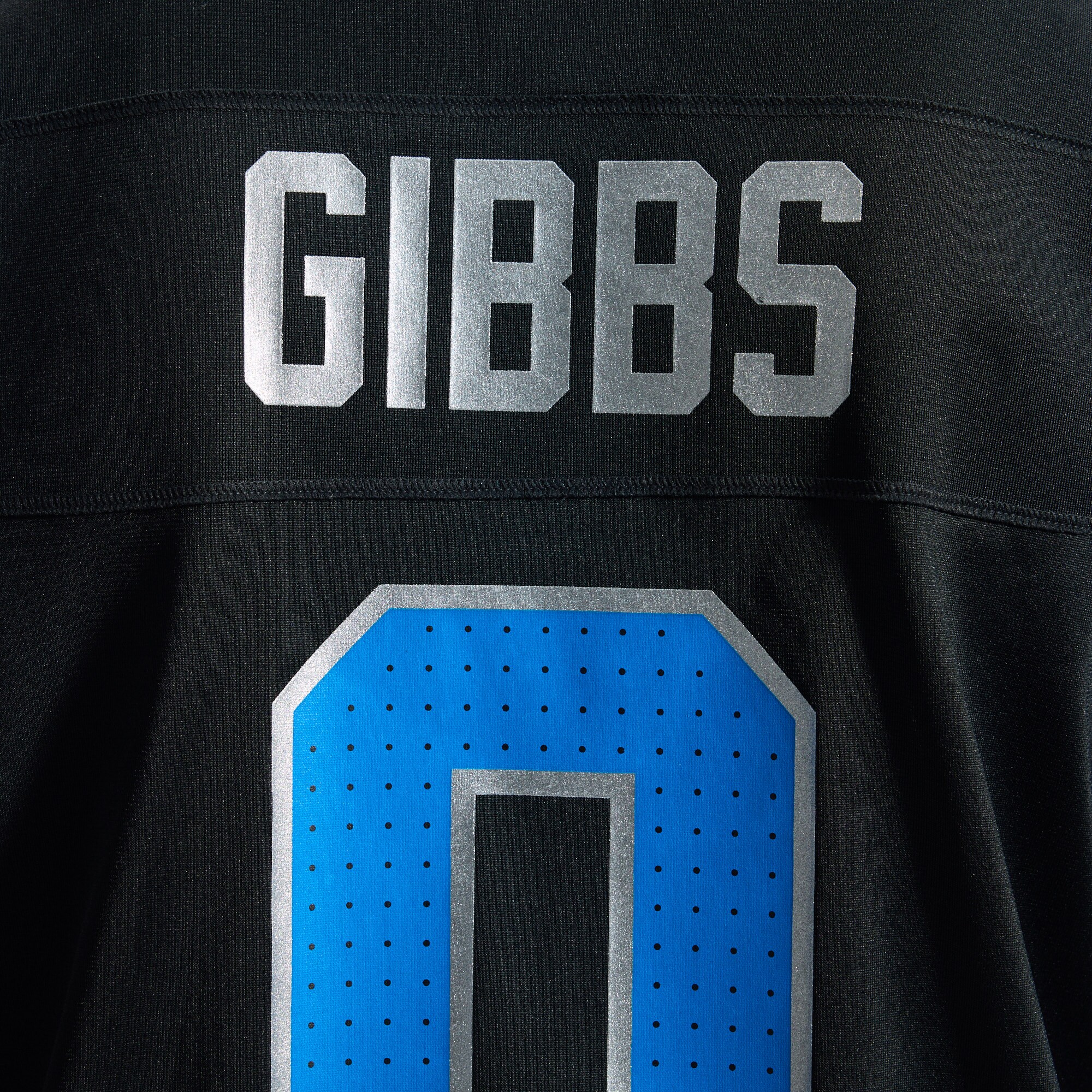 Men's Detroit Lions Jared Goff Nike Black 2nd Alternate Game Jersey