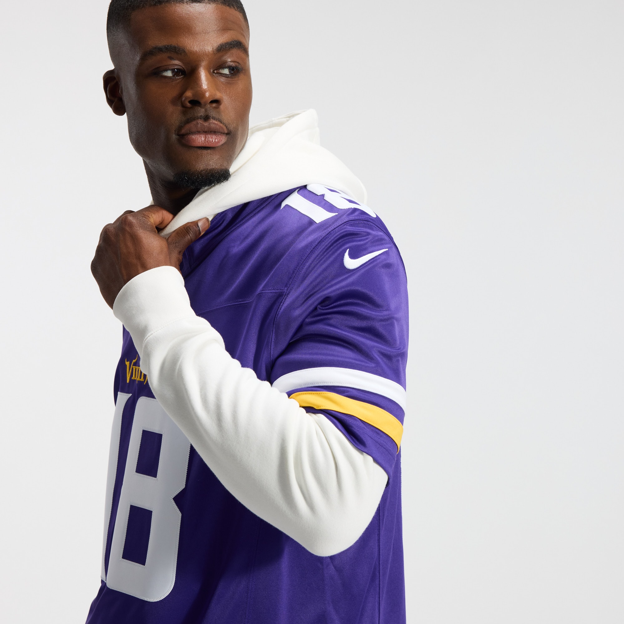 Men's Minnesota Vikings J.J. McCarthy Nike Purple Vapor F.U.S.E.